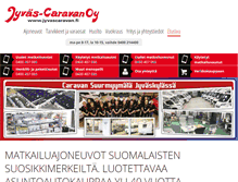Tablet Screenshot of jyvascaravan.fi